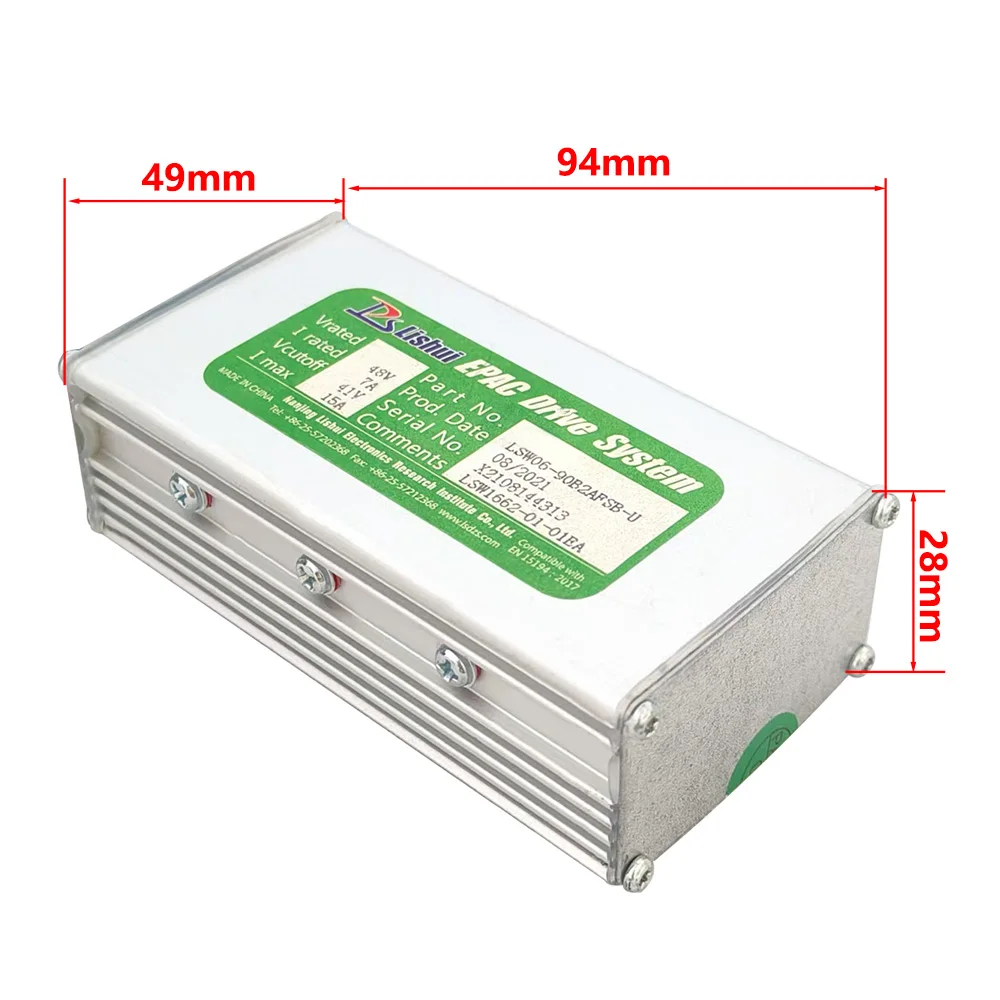Nulkomma  E-Bike Brushless Motor Controller LSW06-90B2AFSB-U 48V 15A for Electric Scooters MTB Fat Bike Accessories Speed Controller