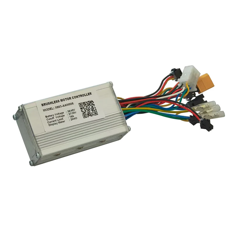 Nulkomma Ebike Brushless Motor Controller X863-AAM008 36/48V 18A for 2HAO Display Electric Scooters MTB Accessories Speed Controller