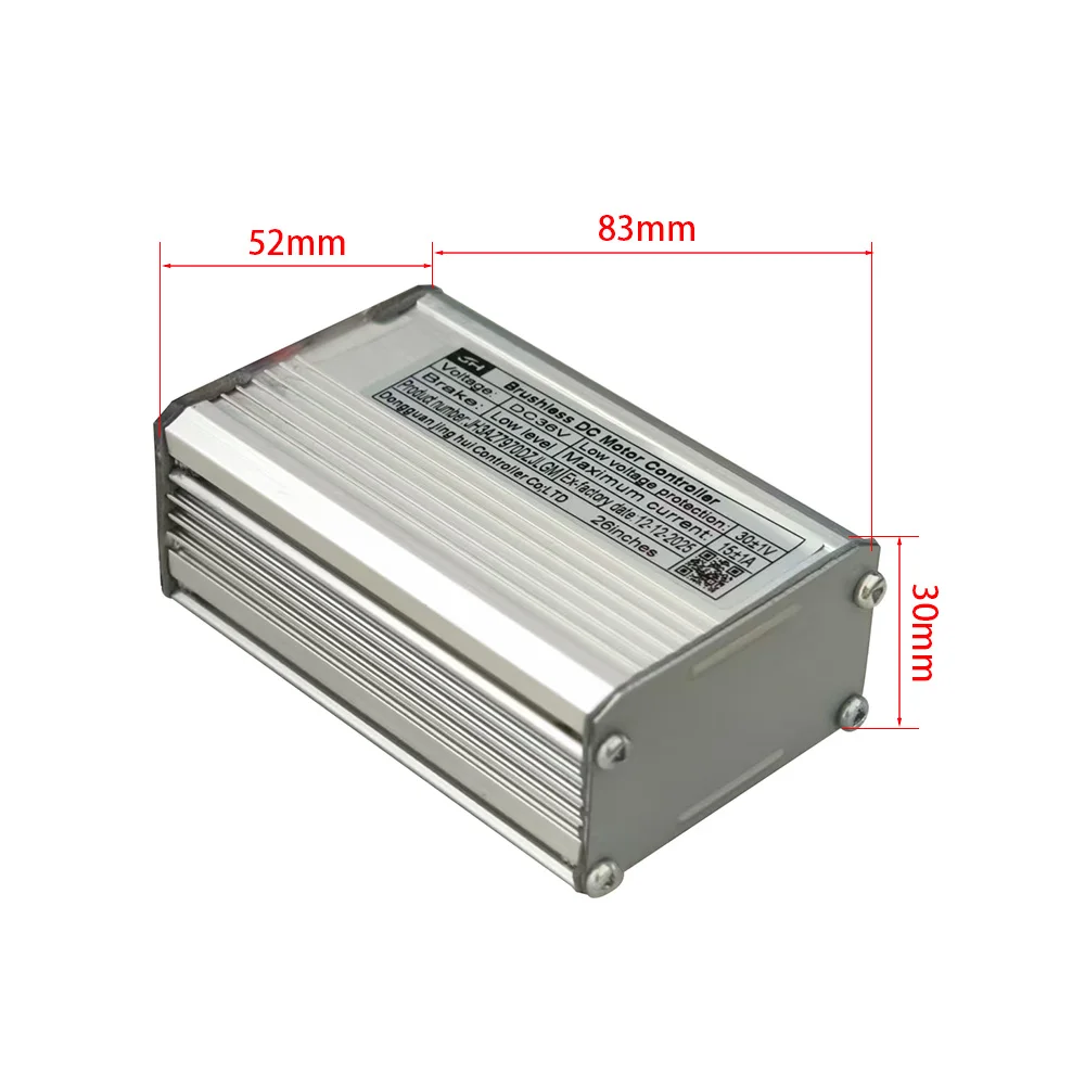 Nulkomma Brushless Motor Controller for Ebike JH3AZ7970DZJLGM 36V 15A Display Speed Controller for Electric Scooters and MTB