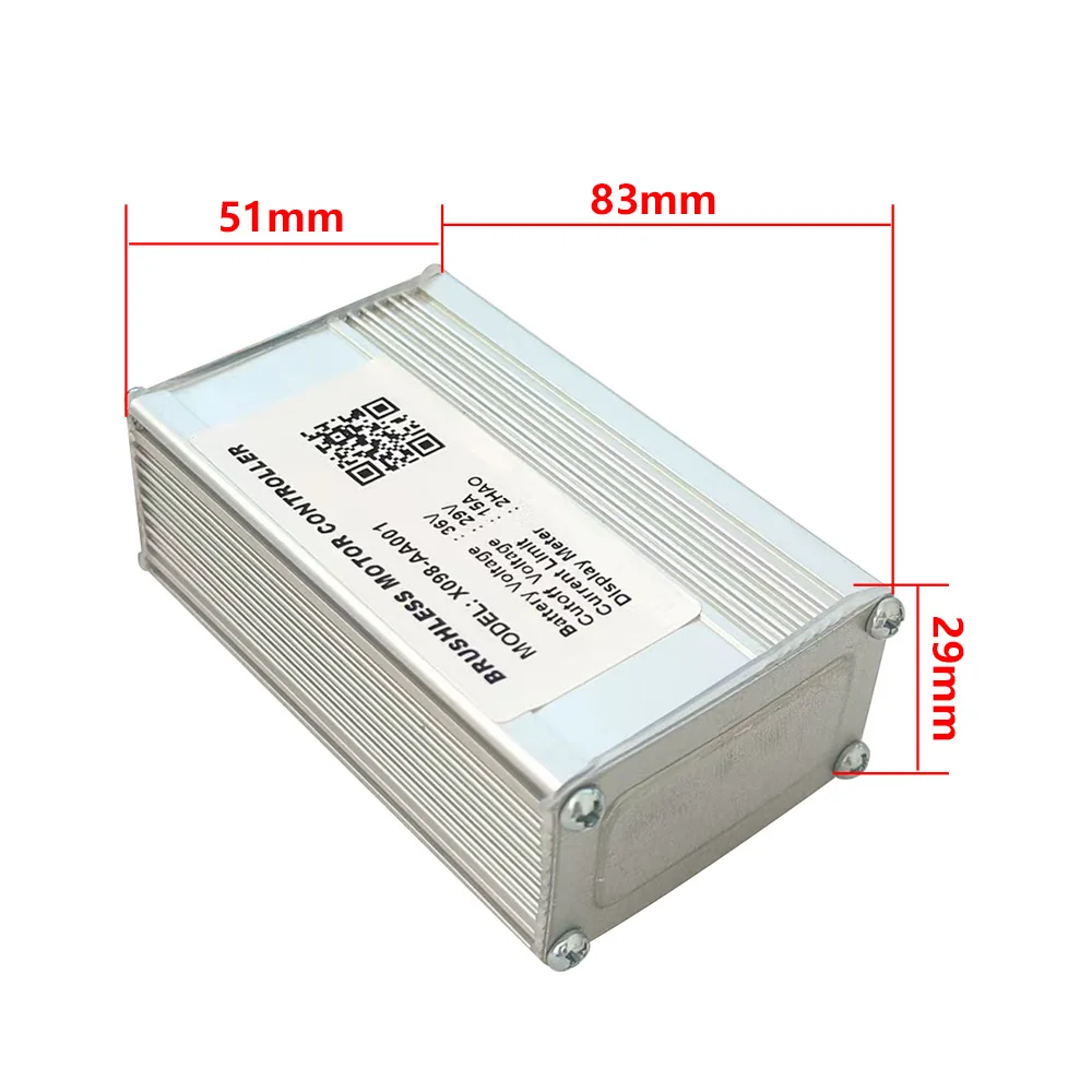 Nulkomma  36V 15A Brushless Motor Controller X098-AA001 Electric Bicycle Scooter Speed Controller with 2HAO Protocol Display