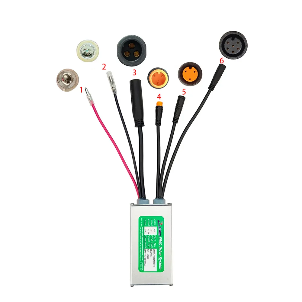 Nulkomma  E-bike Brushless Motor Controller LSW06-90B1CFSB 36V 15A for Electric Scooters Fat Bike MTB Accessories Speed Controller