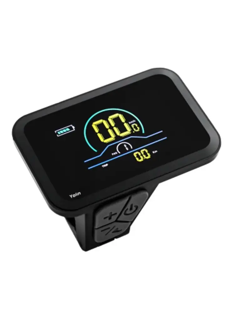 Nulkomma YL61F Ebike Color Display Screen Meter 36V 48V 60V Bicycle Conversion Kits 5pin For Engwe MTB Fat Tire Bike Accessories