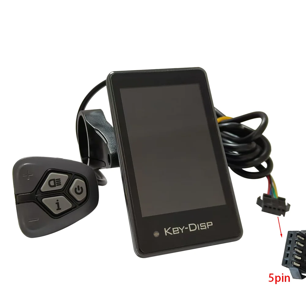 Nulkomma KD718 E-bike LCD Color Display Screen Meter speed control panel USB interface 36V 48V 52V 5Hole for Electric Bike MTB fat bike
