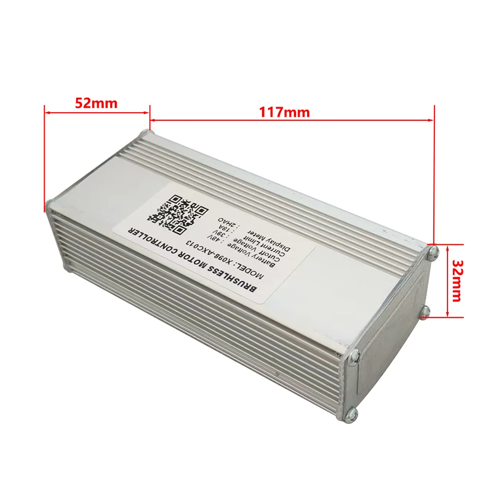 Nulkomma Ebike Brushless Motor Controller X098-AXC013 48V 18A 2HAO Protocol for Electric Scooters MTB Fat Bikes Accessories