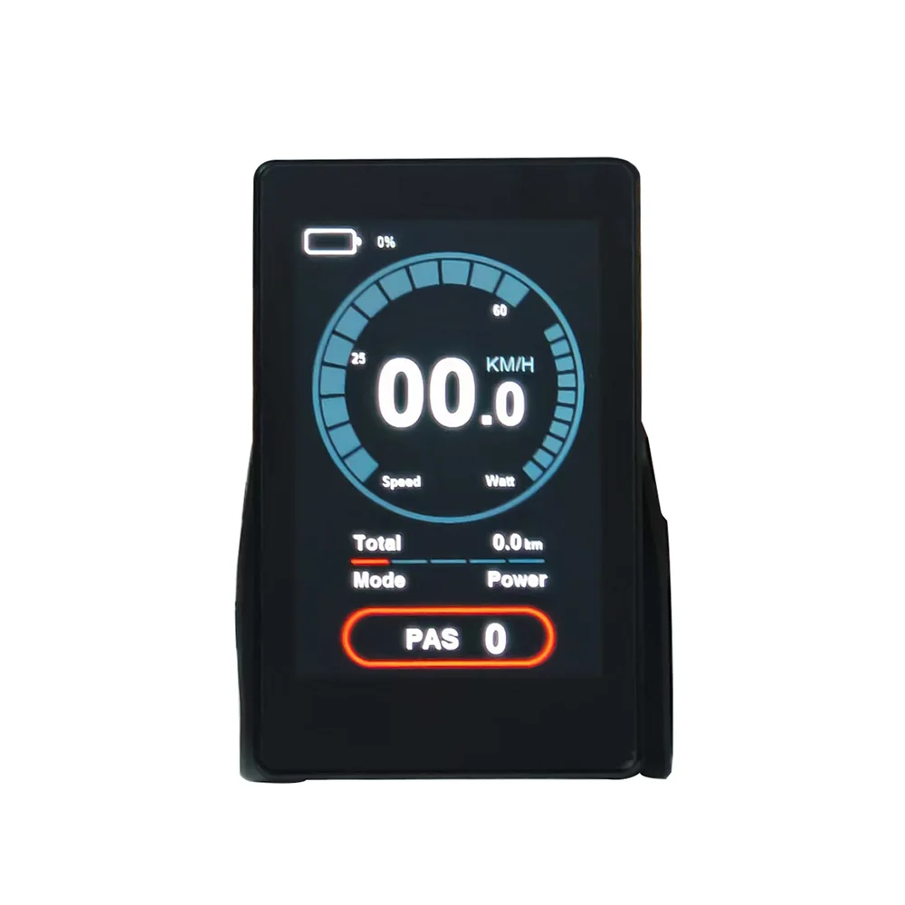 Nulkomma  Ebike Color LCD Display Screen Meter C900E 36V 48V 5pin Waterproof Connector Speed Controller Panel For MTB Ebike fat bike