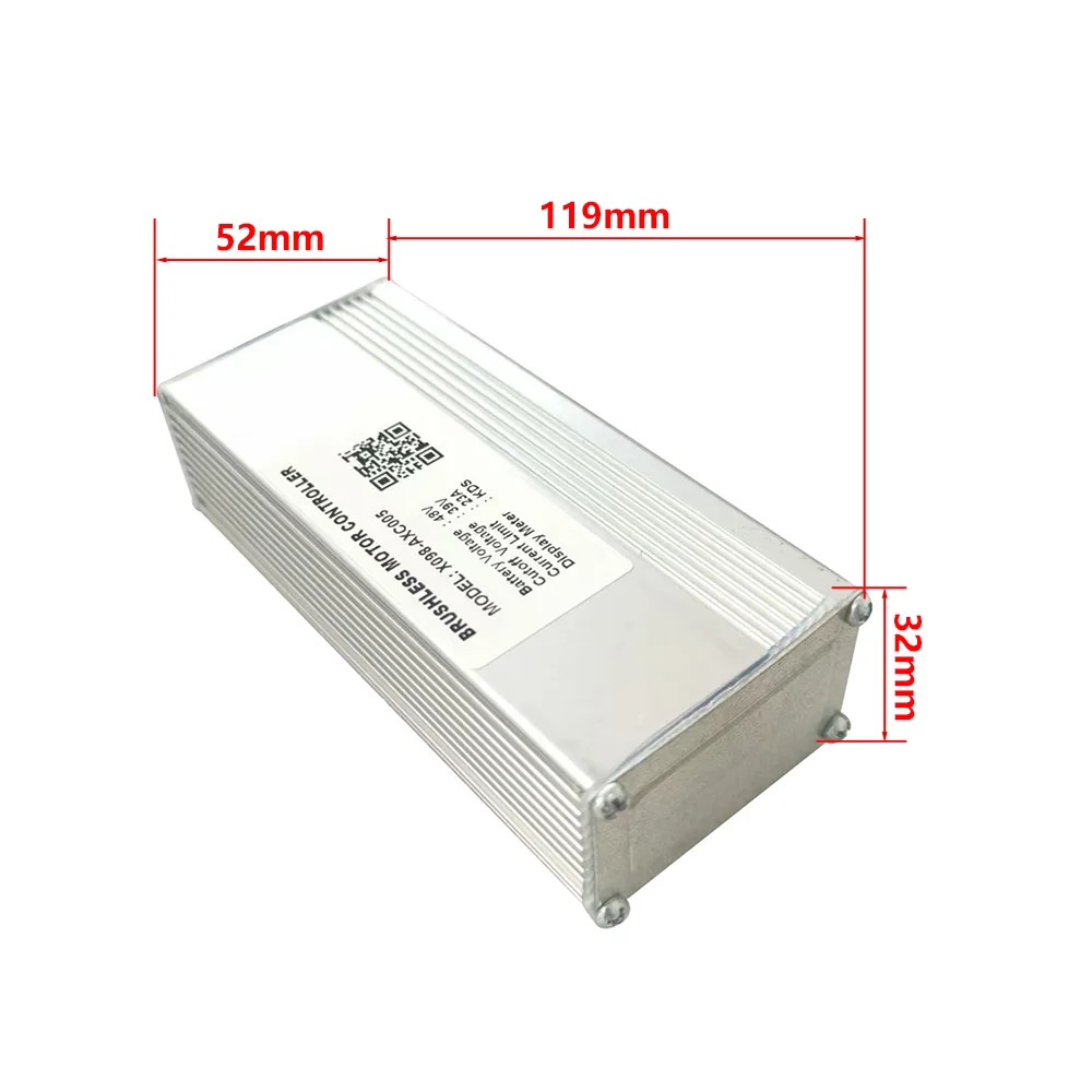Nulkomma  Electric Bike Brushless Motor Controller X098-AXC005 48V 23A for KDS Protocol Display Electric Scooters MTB Speed Controller