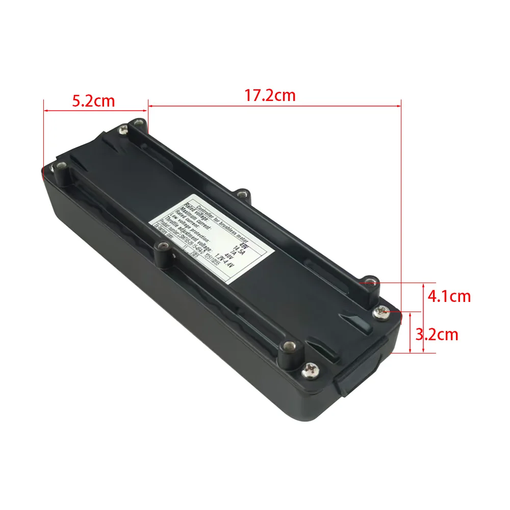 Nulkomma Ebike Brushless Motor Controller LSW765-28-15-4FA-D 48V Suitable for Electric Bicycles Scooters Fat-Tire Bikes Speed Controller