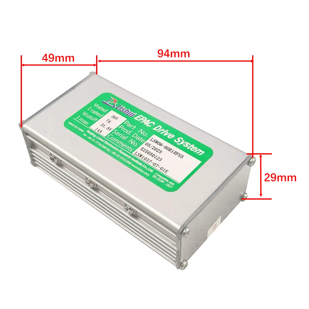 Nulkomma  Electric Bicycle Brushless Motor Controller LSW06-90B1RFSS 36V 14A for Electric Scooters Fat Bike MTB Ebike Speed Controller