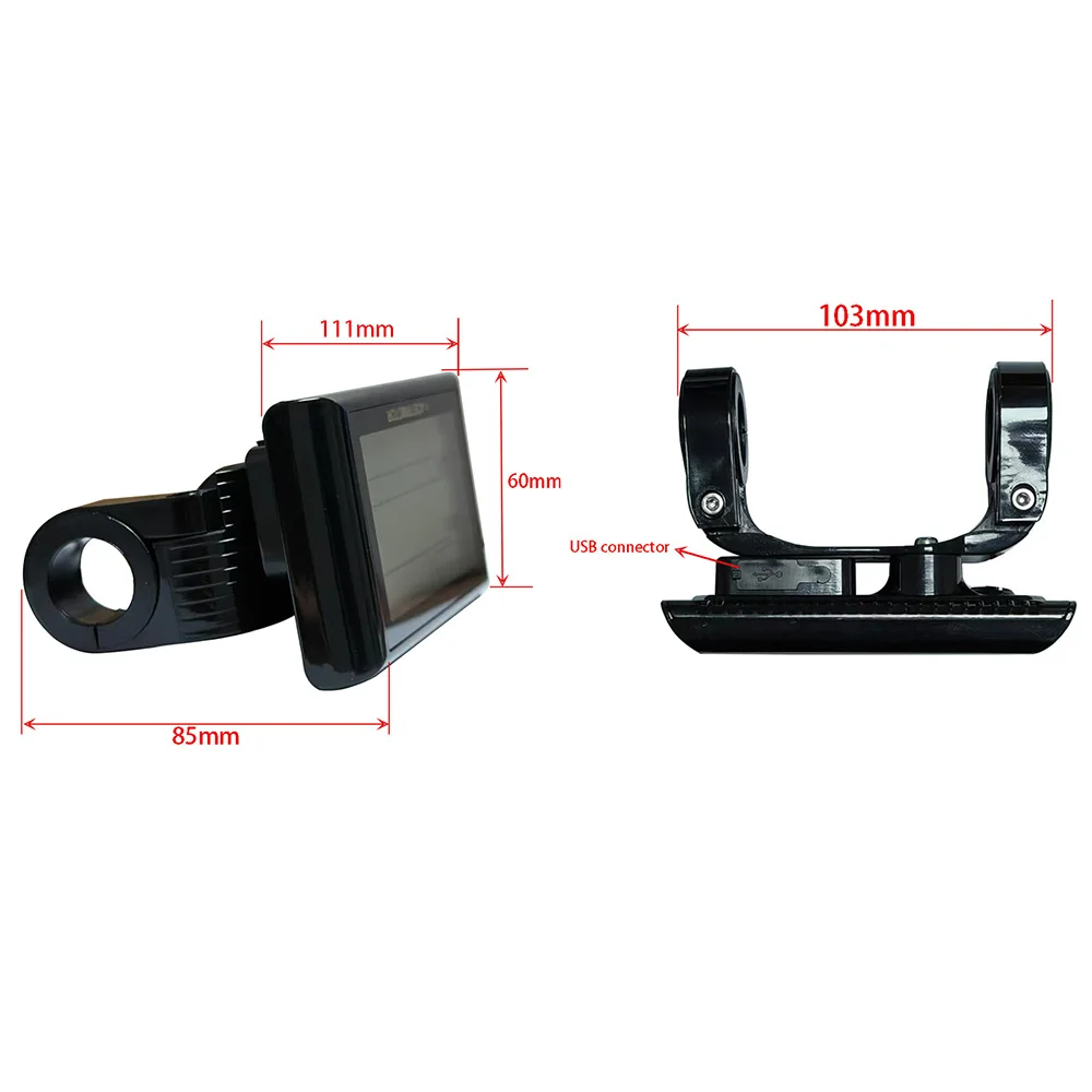 Nulkomma Electric Bicycle Display Screen Meter S900 5pin 36V USB Port Speed Controller Panel Parts For J protocol MTB Ebike Fat Bike