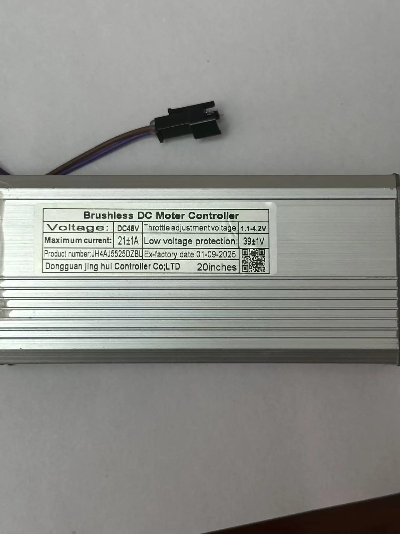 Nulkomma Jinghui Brushless Motor Controller JH4AJ5525DZBL 48V 21A Ebike Speed Controller Bicycle Accessories For DEEPWER Fatbike DP-A1