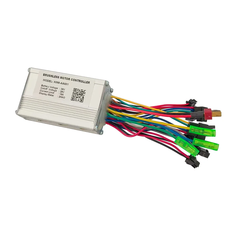 Nulkomma X098-AA001 Electric Bike Brushless Motor Controller 36V 15A for 2HAO Display Electric Scooters MTB Accessories Speed Controller