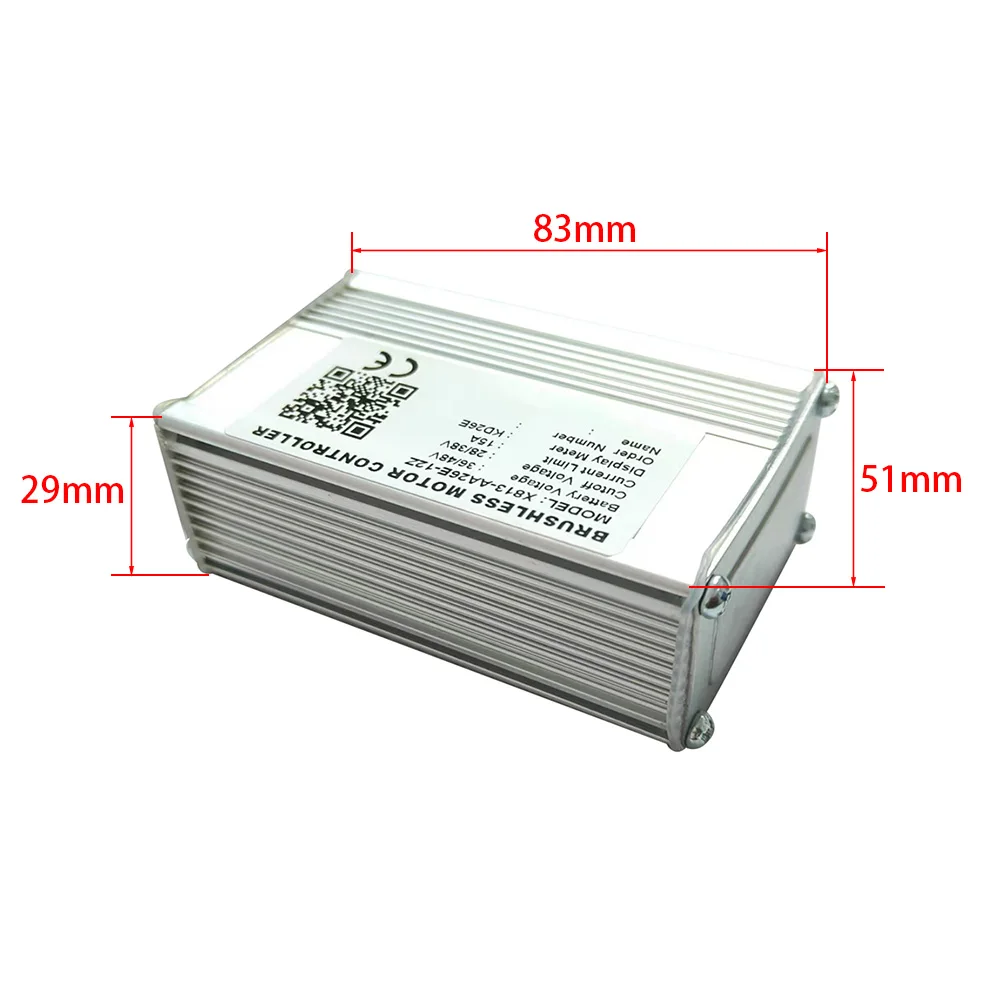 Nulkomma 36V 48V Ebike Brushless Motor Controller X813-AA26E-12Z 15A for KD26E Protocols Electric Scooters MTB Fat Bikes Accessories