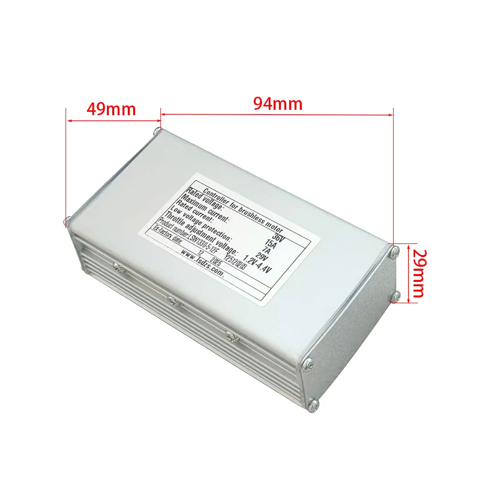 Nulkomma  E-bike Brushless Motor Controller LSW1330-5-12F 36V 7A for Electric Scooters Fat Bike MTB Accessories Speed Controller