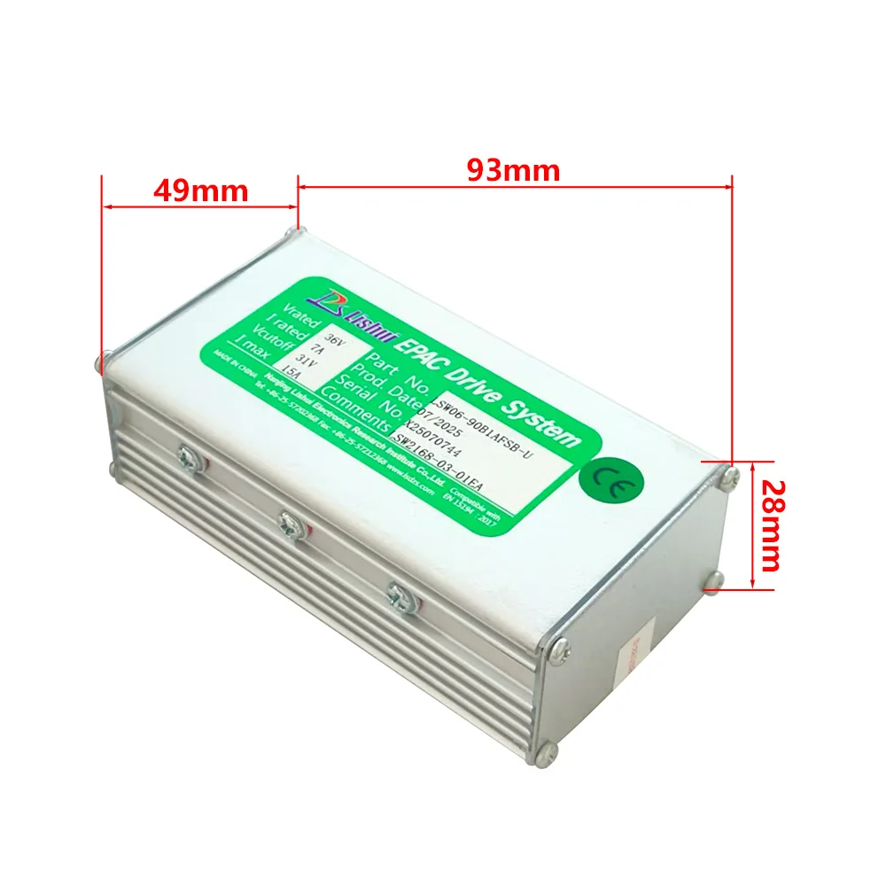 Nulkomma Ebike Brushless Motor Controller LSW06-90B1AFSB-U 36V 15A for Electric Scooters Fat Bike MTB Accessories Speed Controller