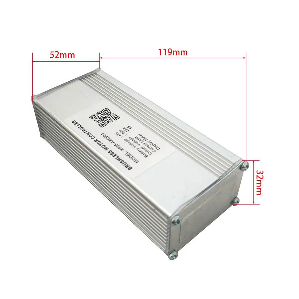 Nulkomma Ebike Brushless Controller X035-AXC003 48V 22A Speed Parts for 5S Protocol Display Electric Scooter MTB Fat Bike Accessories