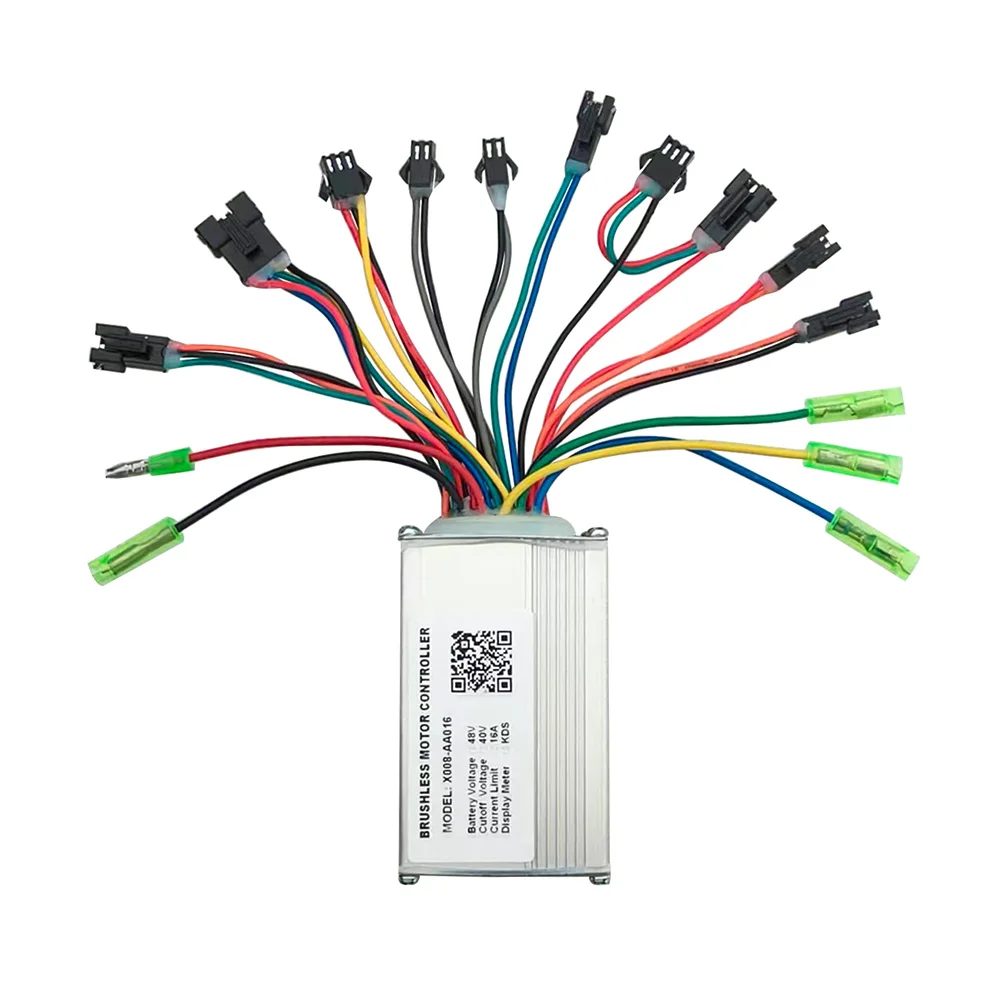 Nulkomma Ebike Brushless Motor Controller 48V 16A Speed Controller X008-AA016 KDS for Electric Bicycle Scooter Motorcycle