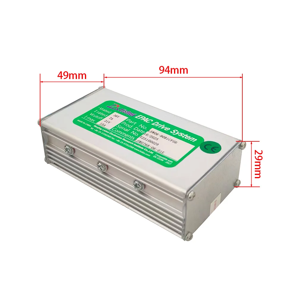 Nulkomma Ebike Brushless Motor Controller LSW0768-06-01E 36V 15A Suitable for Electric Bicycles Scooters Fat-Tire Bikes Speed Controller