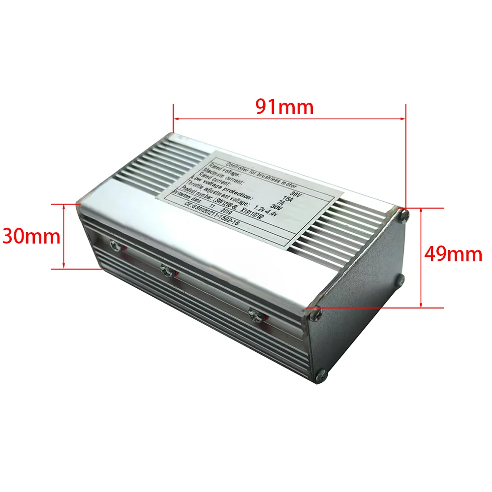 Nulkomma  Electric Bicycle Brushless Motor Controller LSW1253-6L 36V 15A for Electric Scooters MTB Fat Bike Accessories Speed Controller