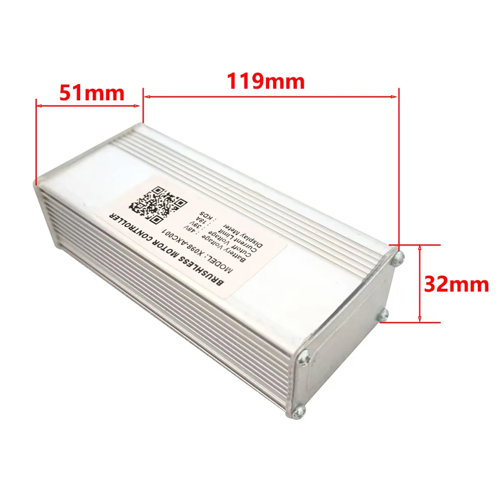 Nulkomma Brushless Motor Controller X098-AXC001 48V 18A Electric Bike Conversion Kit Mountain Bike Accessories For KDS Meter