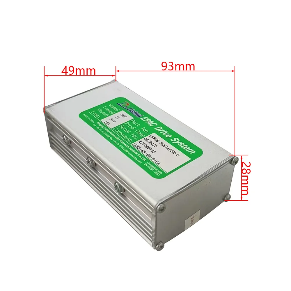 Nulkomma Electric Bicycle Brushless Motor Controller LSW06-90B1AFSB-U 36V 15A for Electric Scooters Fat Bike MTB Ebike Speed Controller