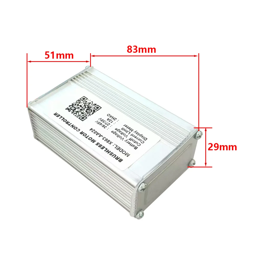 Nulkomma Ebike Brushless Motor Controller X863-AA024 36V/48V 12A for 2HAO Display Electric Scooters MTB Accessories Speed Controller