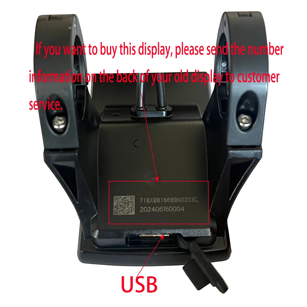 Nulkomma KD718 36V 48V EBike LCD Display KEYDISP E-Bike Accessories Electric Bike Speadometer for Bafang Center Motor UART Protocol