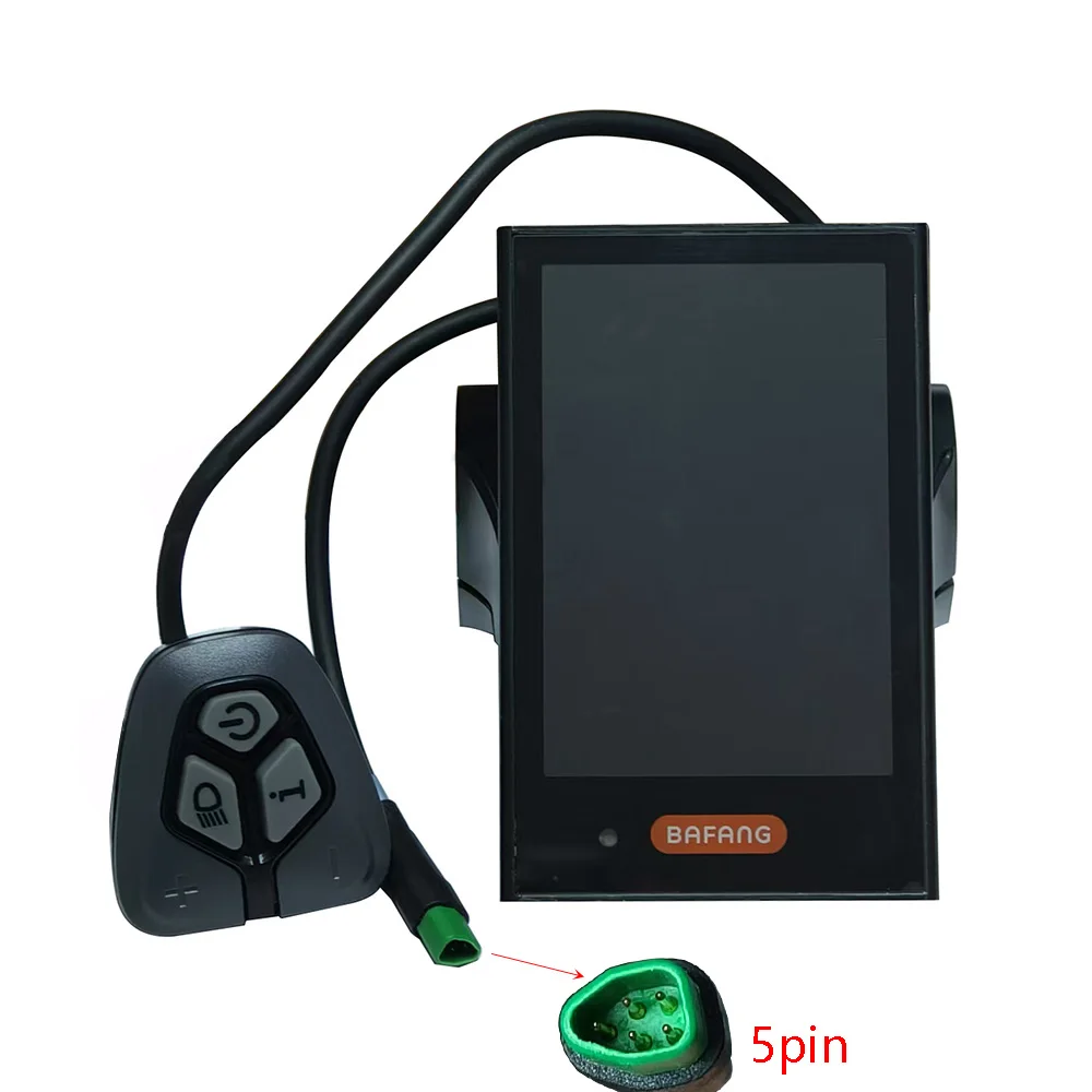 Nulkomma Ebike Display Screen Meter Bafang DPC18 CAN Triangular join 36V 48V Speed Controller for Ebike Mid-drive Motor Conversion Kit