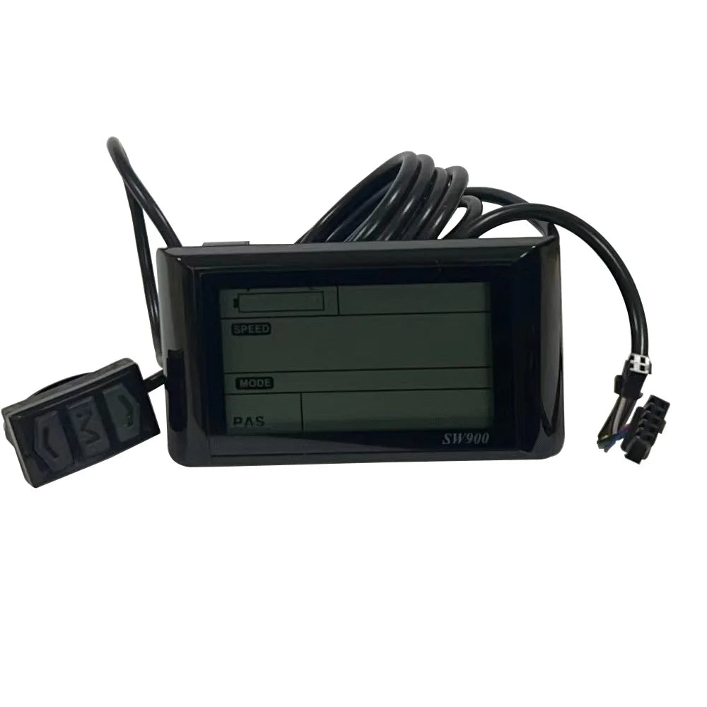Nulkomma SW900 EBike LCD Display Conversion Kit Electric Bike Accessories Bicycle 24V 36V 48V for JN Controller SM Plug