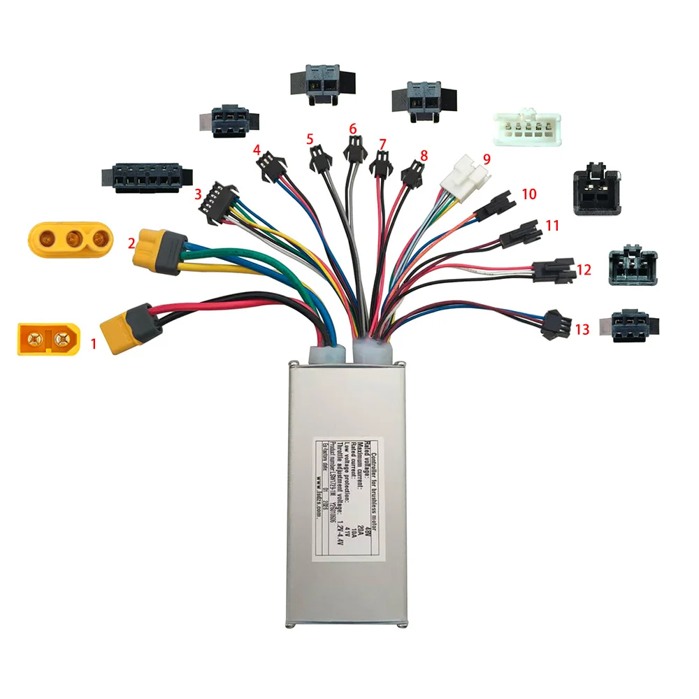 Nulkomma  Brushless Motor Controller LSW1729-1M 48V 20A E-Bike Scooter Universal E-Bike Conversion Kit Bicycle Speed Controller