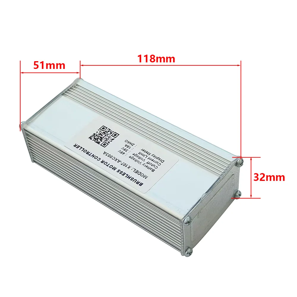 Nulkomma Electric Bike Brushless Motor Controller X107-AXC003A 48V 18A Speed Parts for Electric Scooter MTB Fat Bikes Ebike Accessories