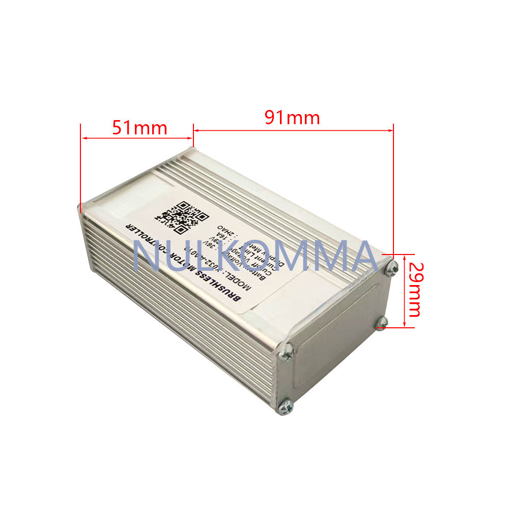 NULKOMMA Brushless Motor Controller 36V 16A Speed Regulator X032-AA010 Electric Bike Accessories Suitable for Electric Bikes Scooters