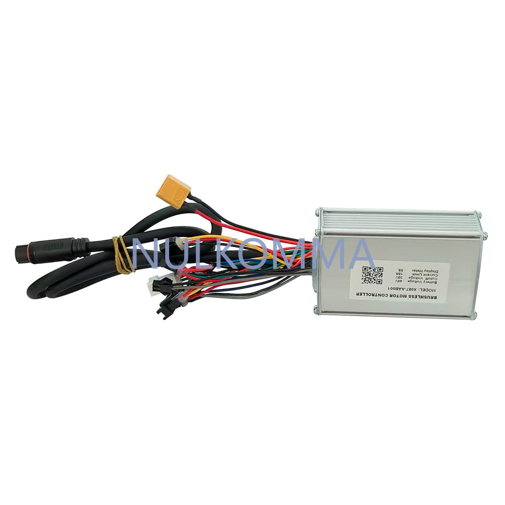 NULKOMMA Ebike Brushless Motor Controller 48V 18A Speed Controller X087-AAB001 5S for Electric Bicycle Scooter Motorcycle