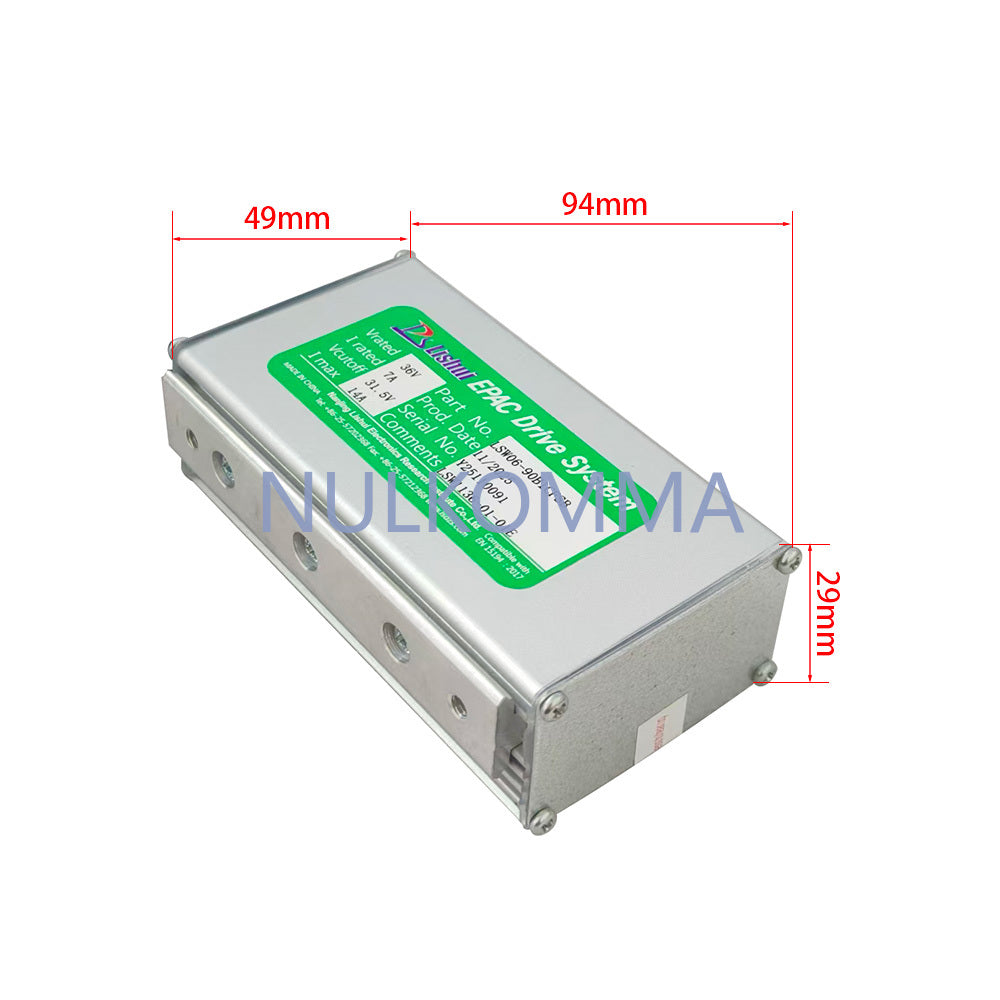 NULKOMMA Ebike Brushless Motor Controller LSW1136-01-01E 36V 14A Suitable for Electric Bicycles Scooters Fat-Tire Bikes Speed Controller