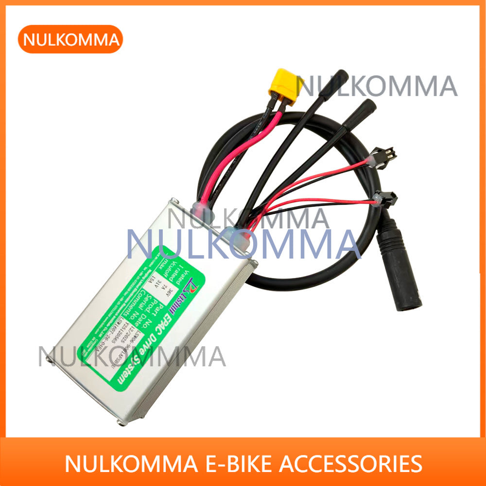 NULKOMMA Ebike Brushless Motor Controller LSW1607-26-04EA 36V 15A Suitable for Electric Bicycles Scooters Fat-Tire Bikes Speed Controller