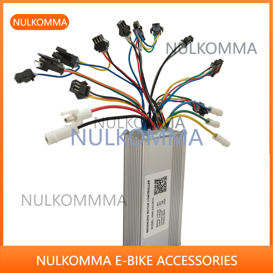 NULKOMMA Electric Bicycle BrushlessMotorController X040-AXC001C 48V 18A for ElectricScooters MTB EbikeAccessoriesSpeedController