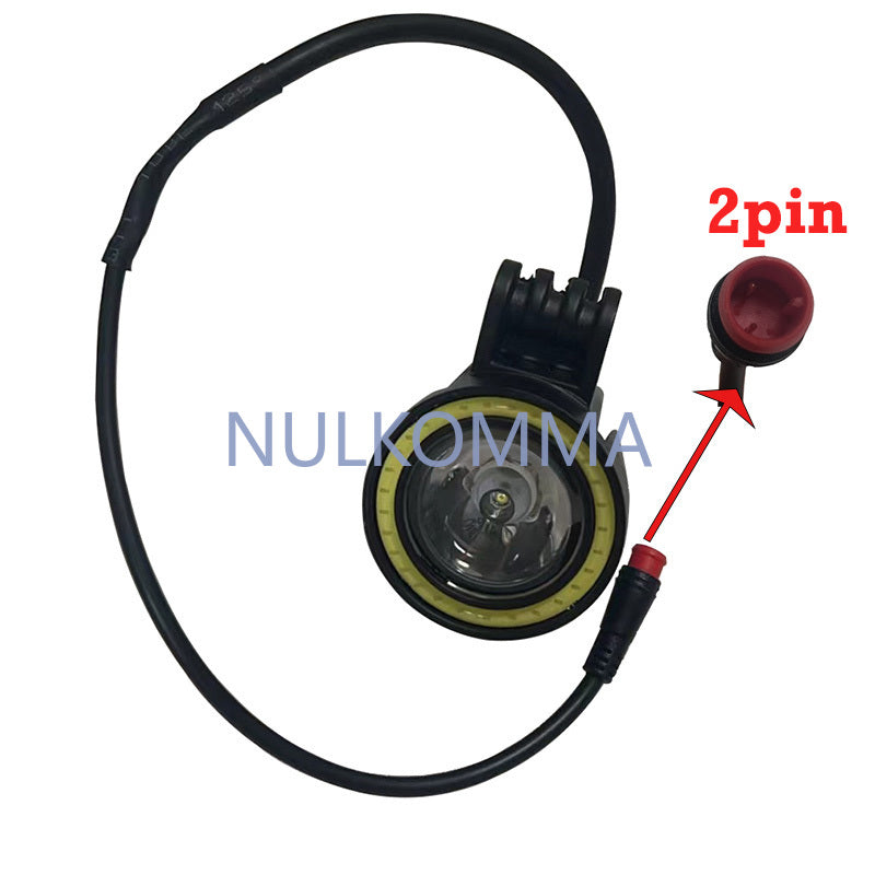 NULKOMMA Ebike LED Light Electric Bike Headlight Kit Front Rear Lamp Motorcycles Accessories Universal 36V 48V 52V 72V 80V
