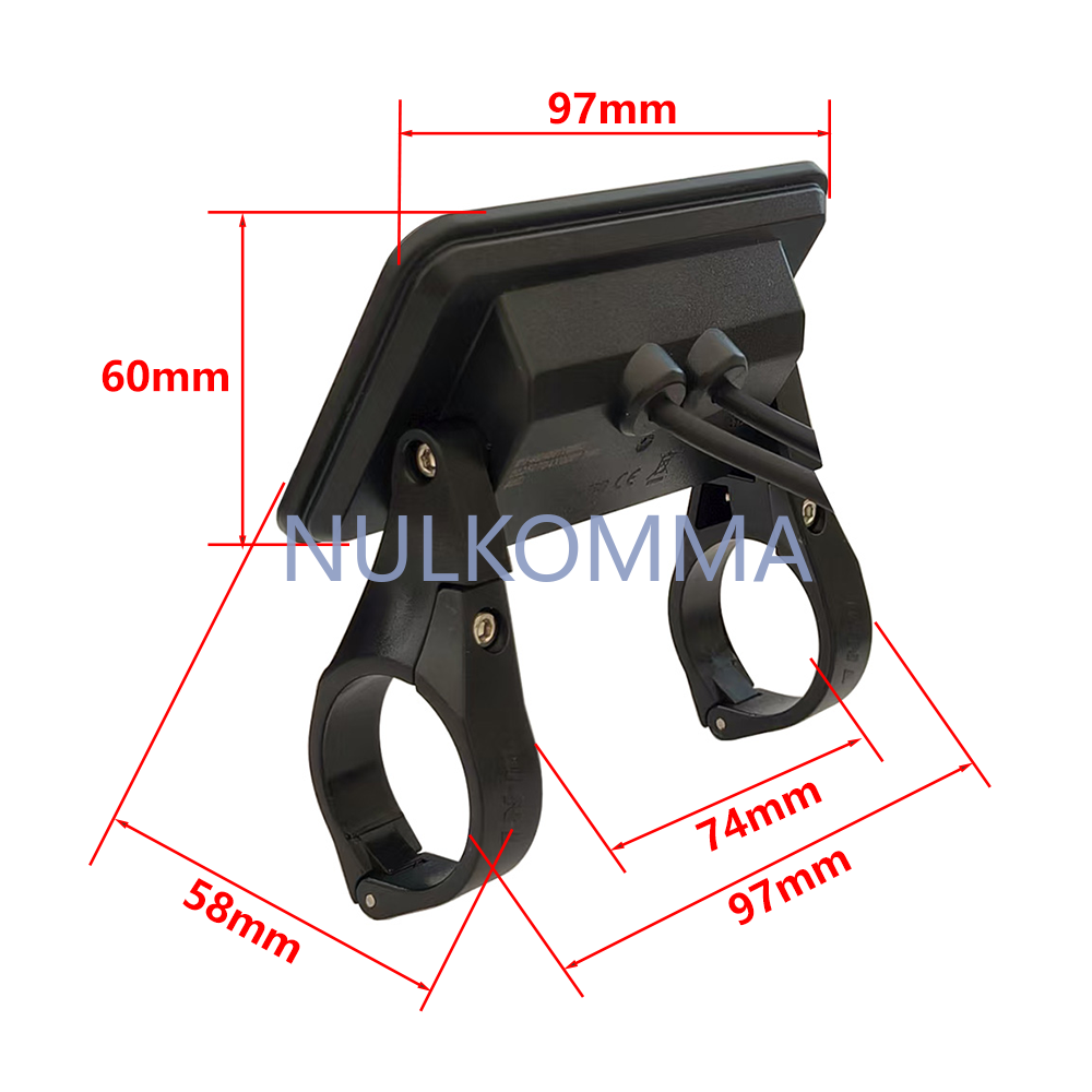 Electric Bicycle Display Panel YL81F Yolin 48V UART Protocol 5-Pin Bike Computer Odometer Speedometer (For Electric Bicycles)