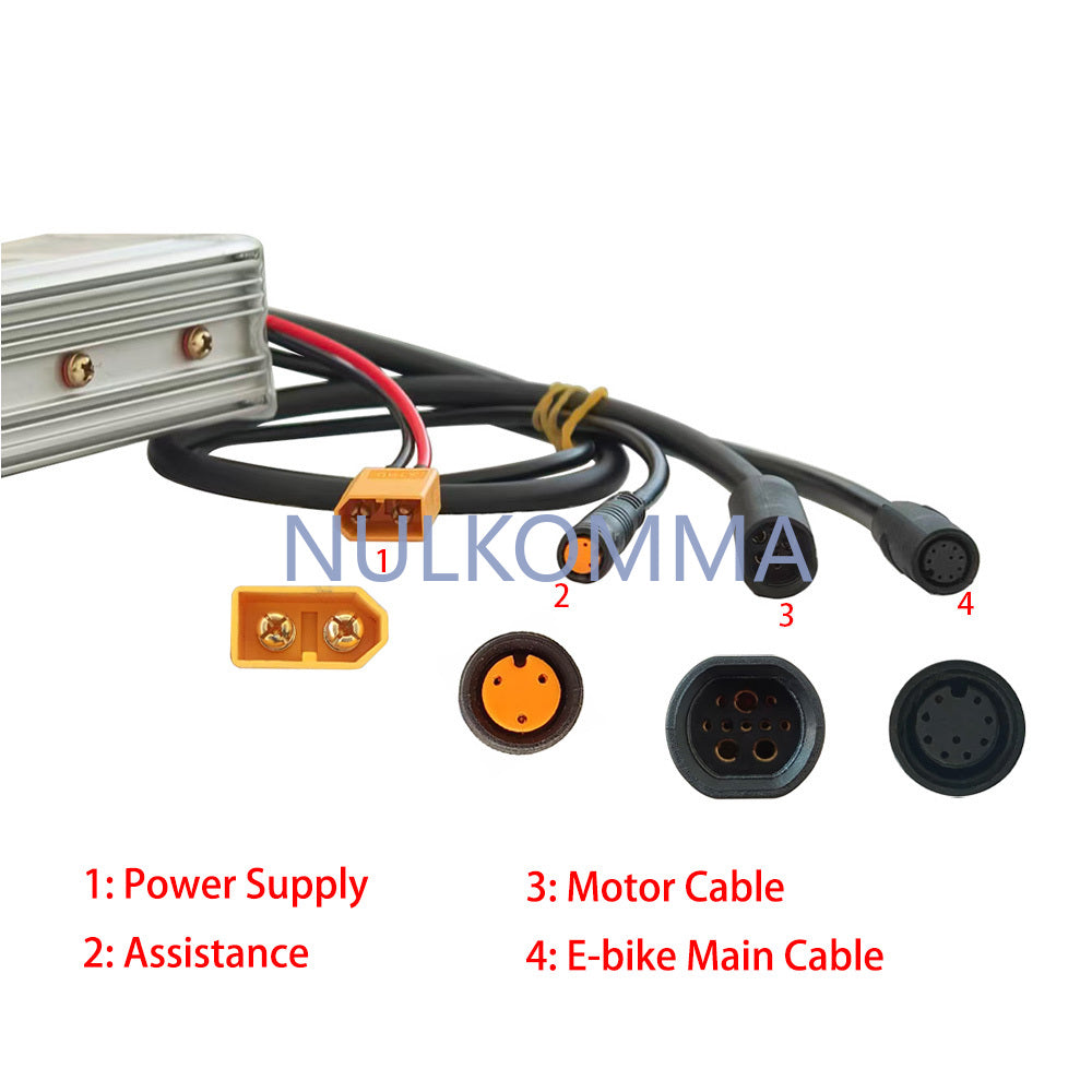 Electric Bike Brushless Motor Controller X107-AXC003A 48V 18A Speed Parts for Electric Scooter MTB Fat Bikes Ebike Accessories