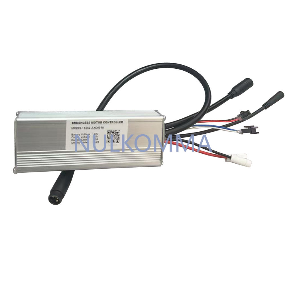 NULKOMMA Brushless Motor Controller Electric Bike 48V 25A X062-AXD001A Electric Scooter Accessories Bike for KDS Meter