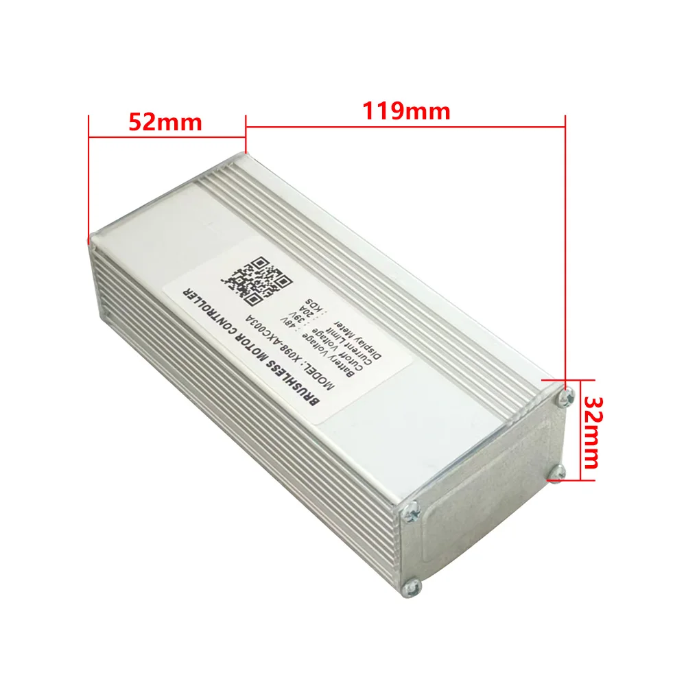 Nulkomma Ebike Brushless Motor Controller X098-AXC003A 48V 20A for KDS Protocol Display for Electric Scooters MTB Fat Bikes Accessories