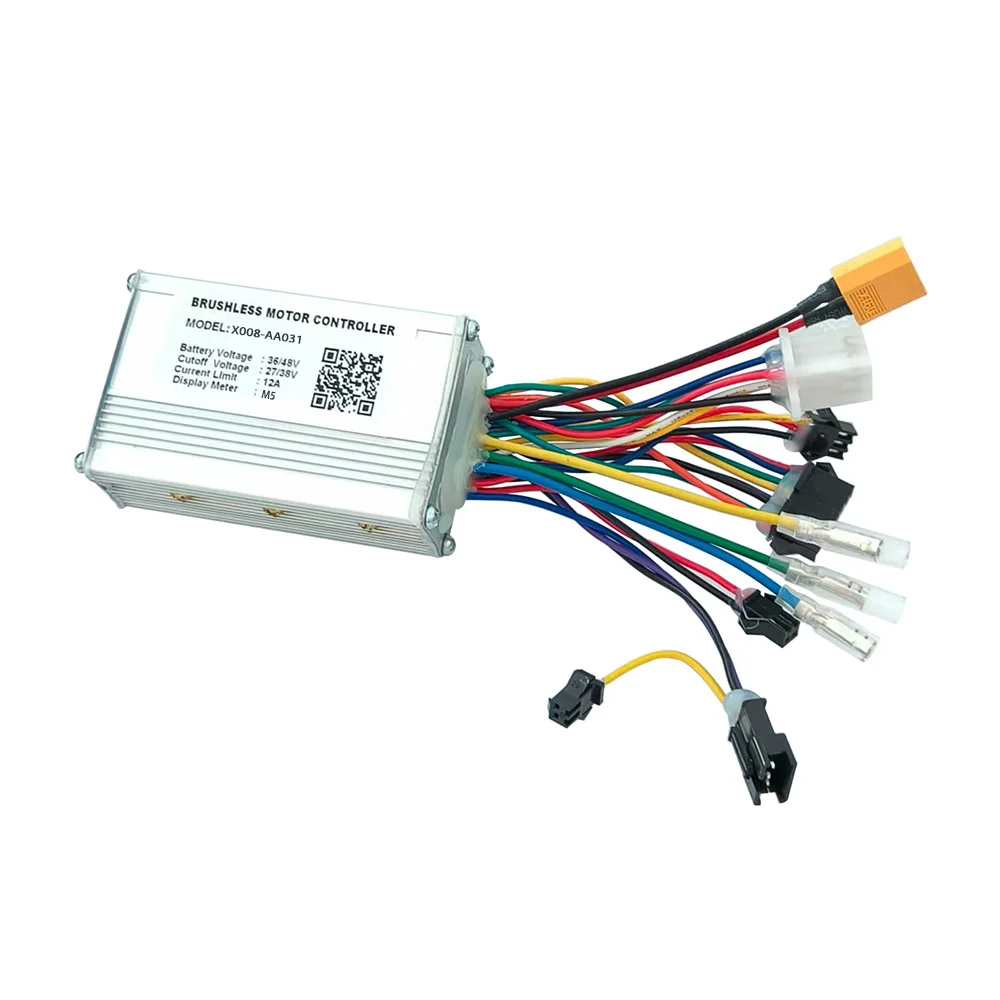 Nulkomma  Ebike Brushless Controller X008-AA031 48V 12A Speed Parts for M5 Protocol Display Electric Scooter MTB Fat Bike Accessories