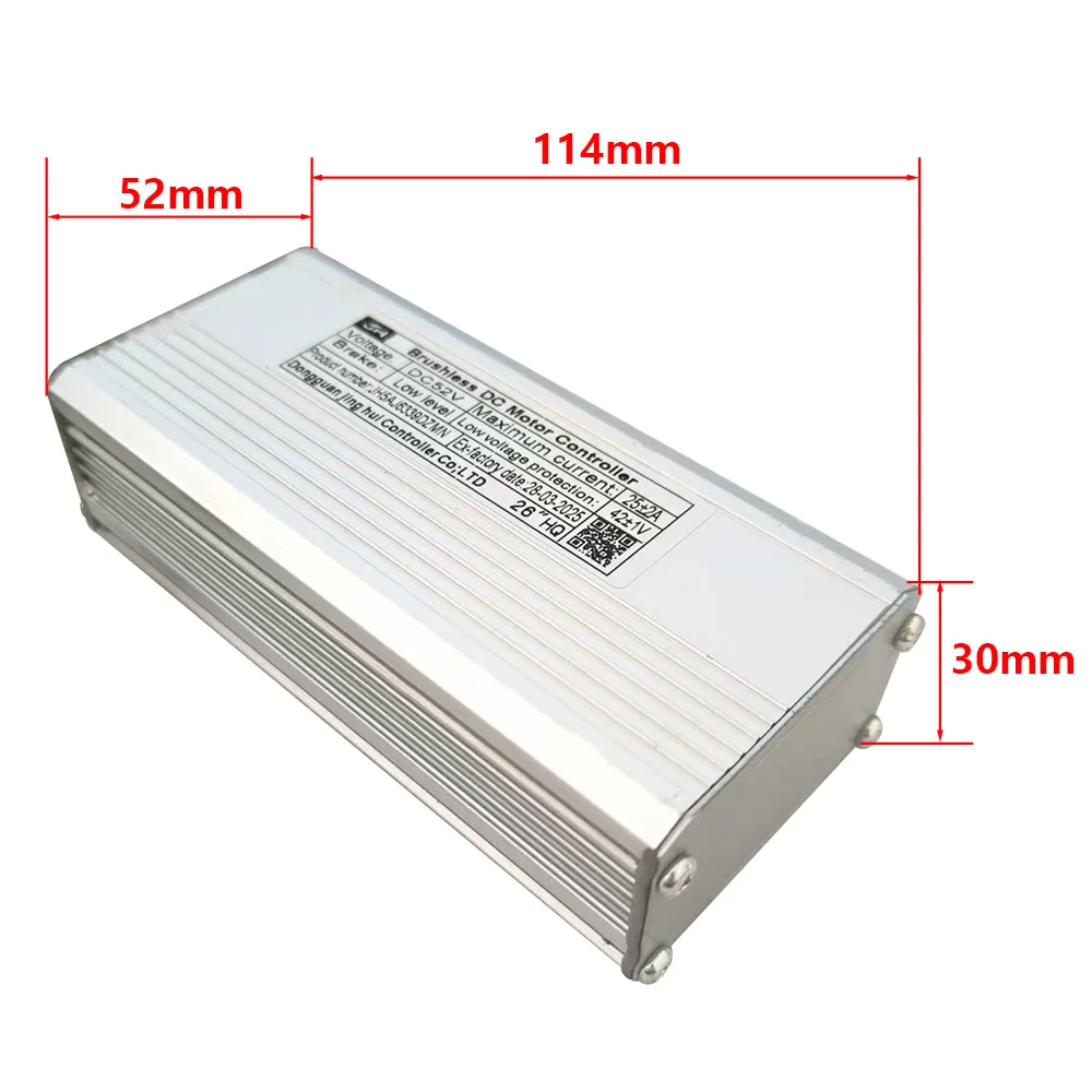 Nulkomma Ebike Motor Brushless Controller JH5AJ6339DZMN 52V Speed Controller For Electric Bicycle Scooters Fat Tire Bikes Mountain Bikes