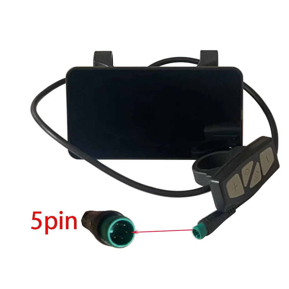 Nulkomma D400 LCD Display 36V 48V Electric Bike Accessories Electric Scooter Speed Display Mountain Bike Speed Control Panel