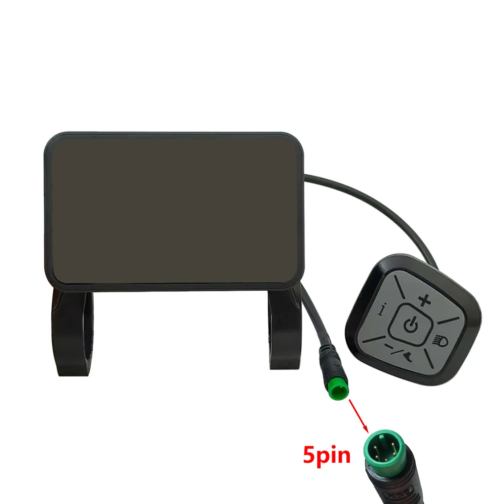 Nulkomma Ebike Display Screen Meter YL81F Yolin 48V UART Protocol Dual drive 5PIN Bicycle Computer Odometer Speedometer for Electric Bike