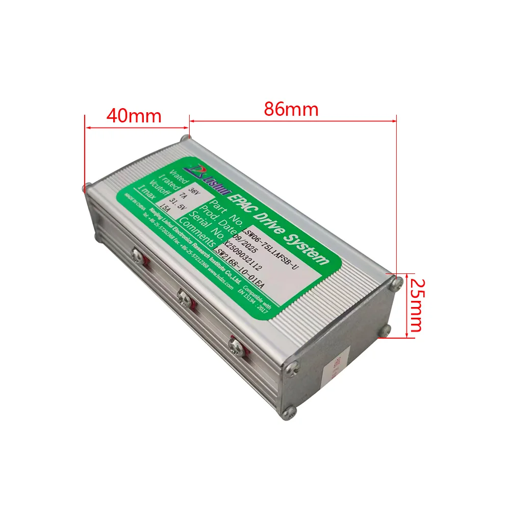 Nulkomma  Electric Bicycle Brushless Motor Controller LSW06-75L1AFSB-U 36V 15A for Electric Scooters Fat Bike MTB Ebike Speed Controller