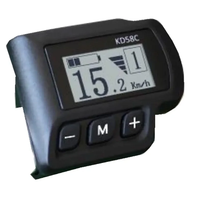 Nulkomma Ebike Display Screen 36V 48V Bike Speed Controller Panel Meter KEY DISP KD58C 5pin UART CAN for Electric Bicycle Accessories