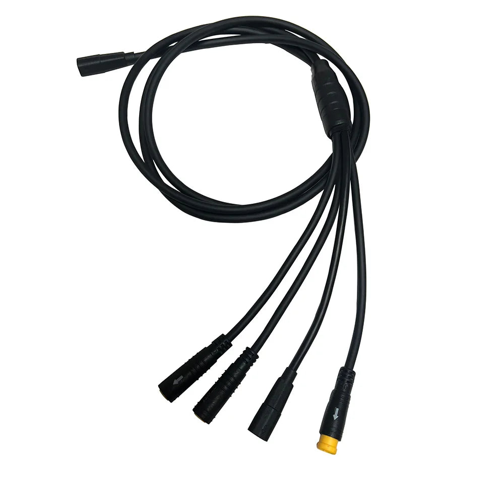 Nulkomma 1T4 BAFANG Waterproof Wiring Harness for Electric Bicycles Motor Unit Center Motor Gear Sensor Display Extension Cord