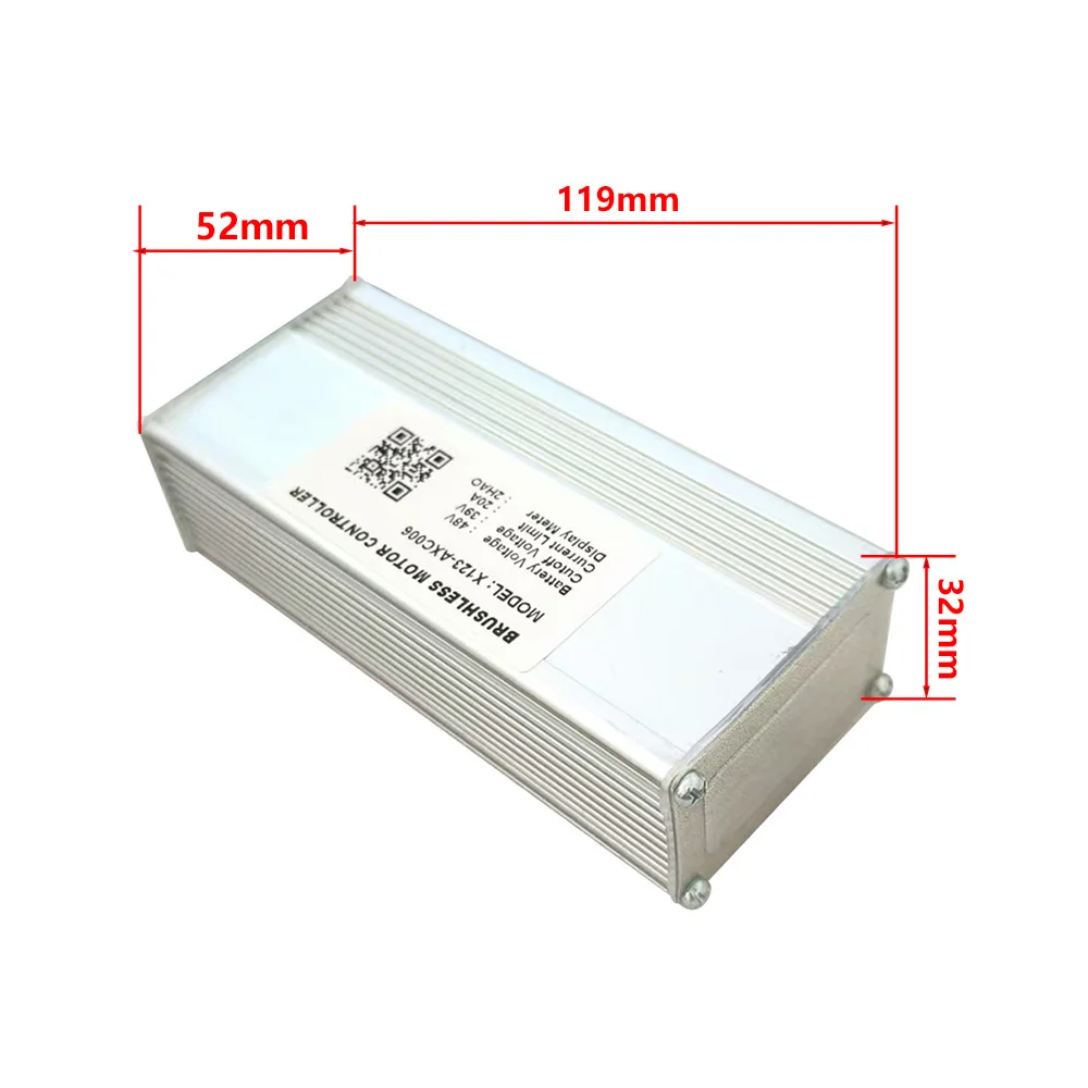 Nulkomma Electric Bike Brushless Motor Controller X123-AXC006 48V 20A for 2HAO Protocol Display Electric Scooters MTB Speed Controller
