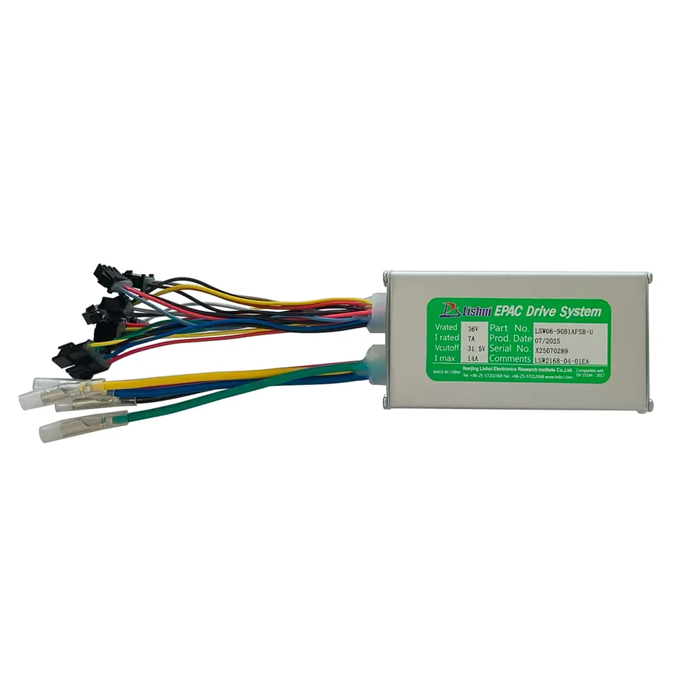 Nulkomma Electric Bike Brushless Motor Controller LSW06-90B1AFSB-U 36V 14A for Electric Scooters Fat Bike MTB Ebike Speed Controller