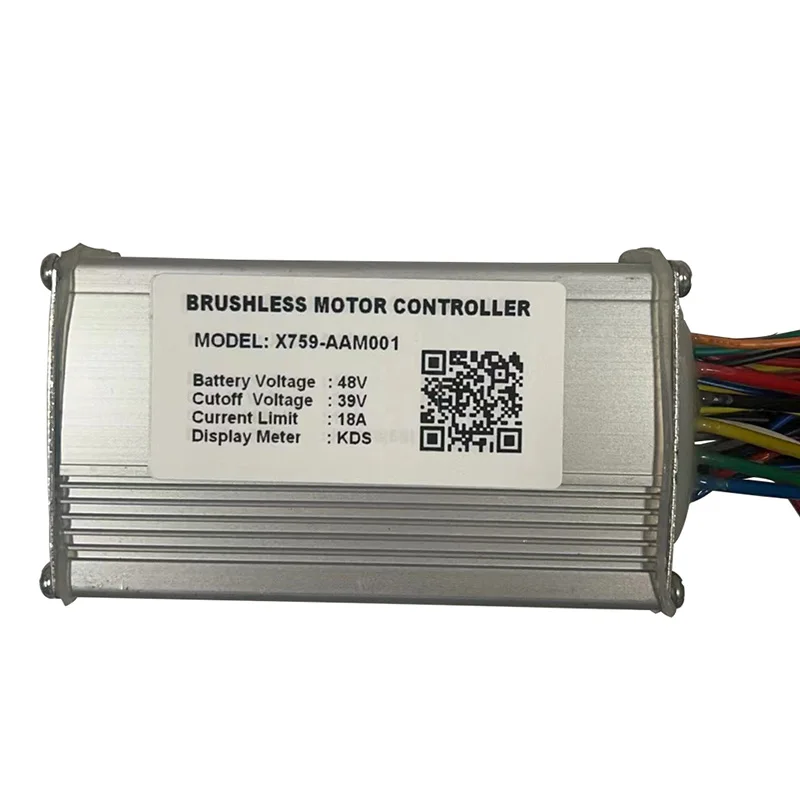 Nulkomma EBIKE Brushless Motor Controller Electric Bike 48V 18A X759-AAM001 Bicycle Accessories Speed Controller for Instrument KDS